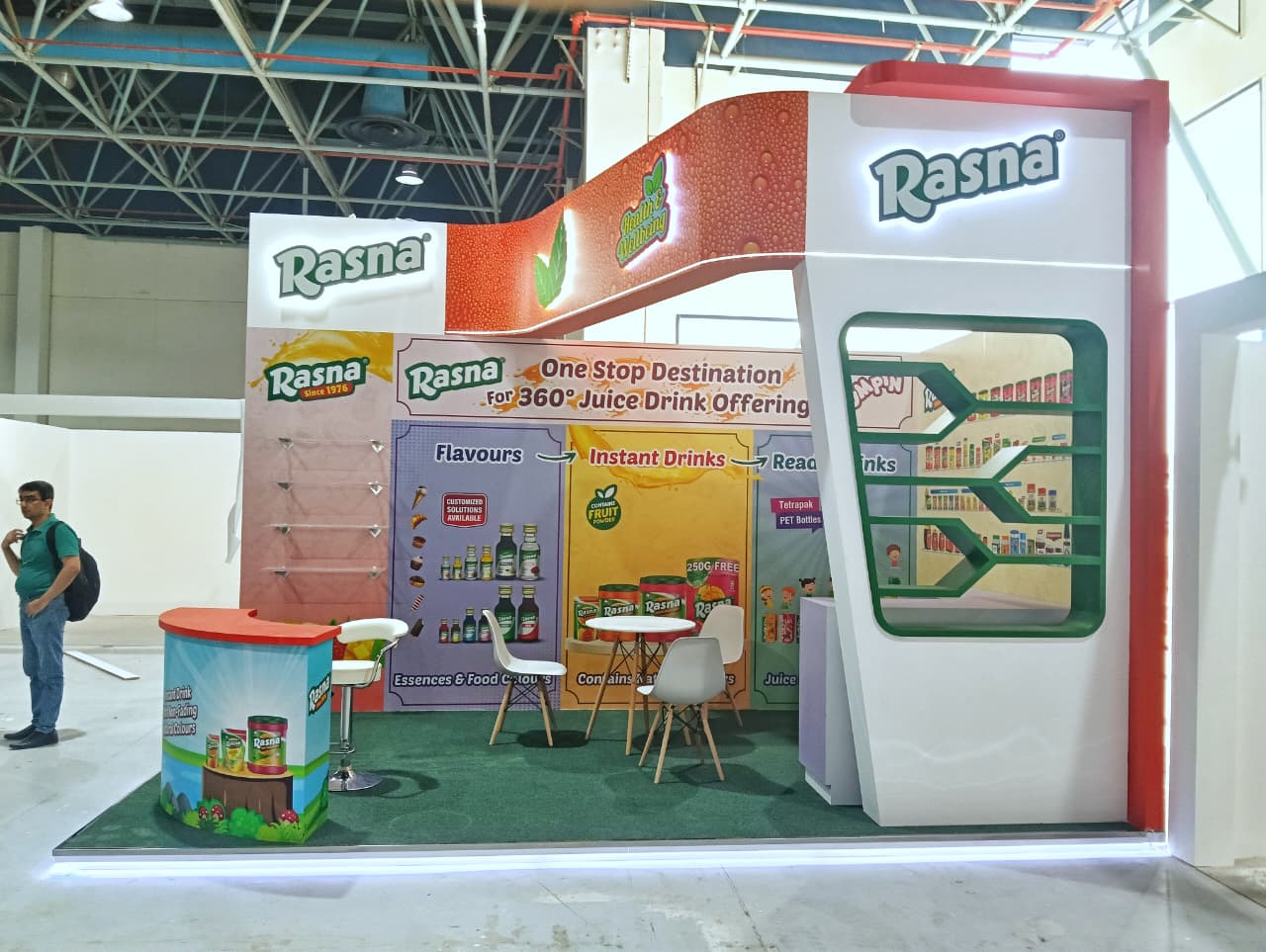 Home Refreshing vibes from Foodex Jeddah!
Proud to bring Rasna’s colorful brand identity to life with a setup that truly captures its fun and flavorful essence.
#rasna #foodexjeddah #foodexhibition #dascexhibitions