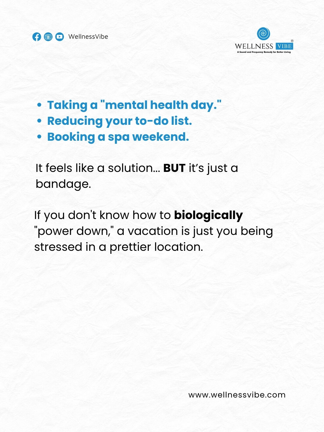 Comment "SWITCH" to get our biological reset protocol.
#WellnessVibe